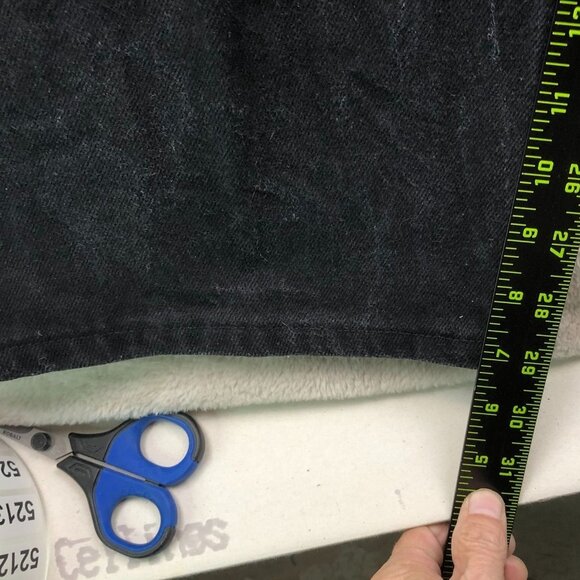 Arizona Mens Jeans Size 54 Loose Fit Straight Leg Black Denim Casual 100% Cotton - Picture 7 of 16